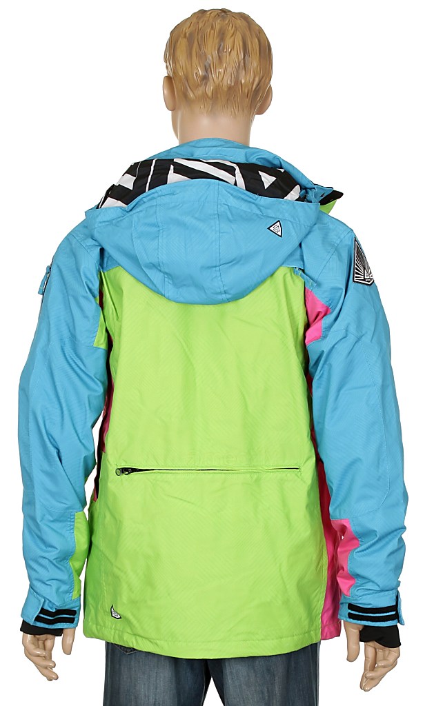 jacket Meatfly Tokio Kite - D/Blue/Pink/Green