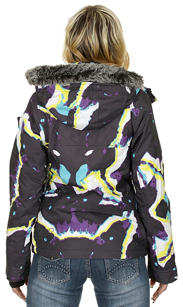 jacket Meatfly Mystique - D/Black/Lights Camo
