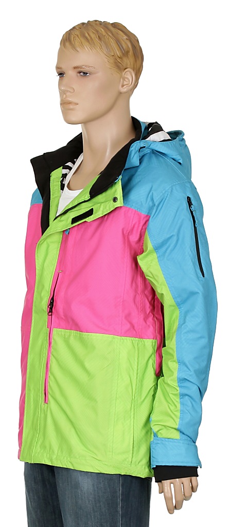 jacket Meatfly Tokio Kite - D/Blue/Pink/Green