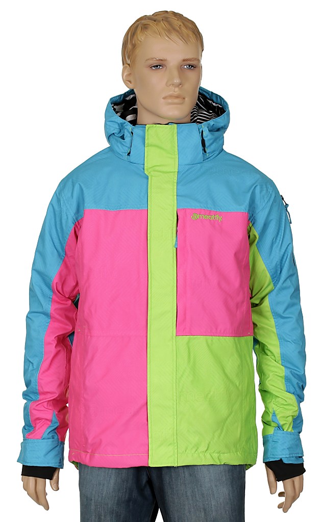 jacket Meatfly Tokio - N/Blue/Pink/Green