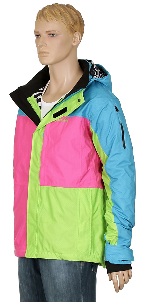 jacket Meatfly Tokio - N/Blue/Pink/Green