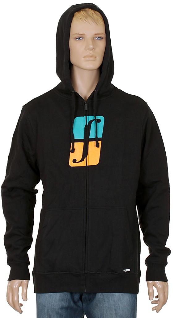 sweatshirt Forum Split Logo Zip - Oil Spill