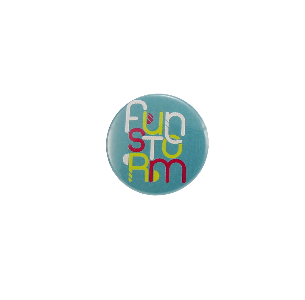 odznaky Funstorm Buttons AU01226 - Turquoise