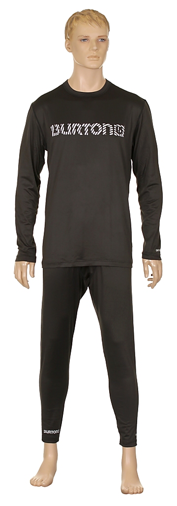 tričko Burton Lightweight Crew LS - True Black