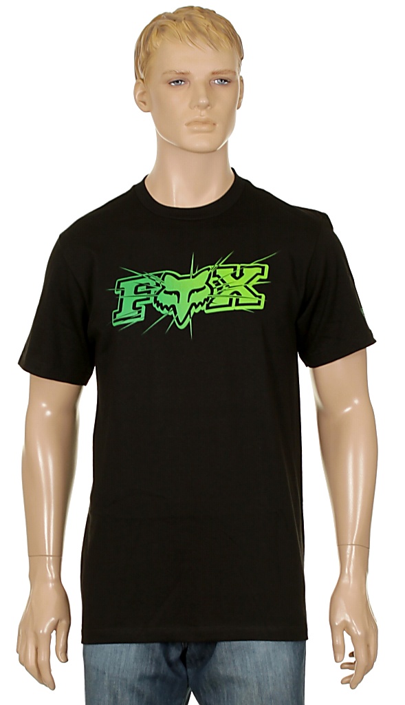 t-shirt Fox Tempered - Black/Green