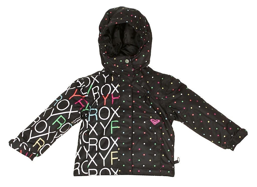 bunda Roxy Mini Jet Kid's - Rainbow Dot True Black