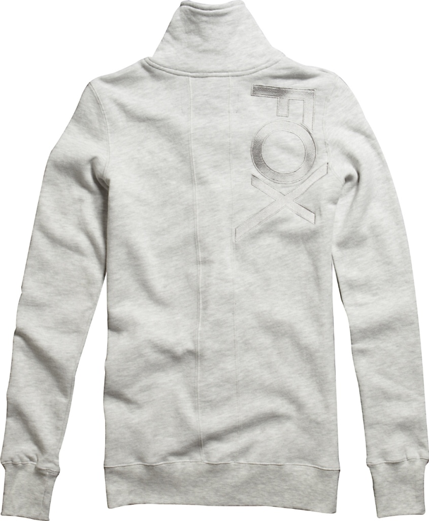 mikina Fox Solistice Trackster Zip - Heather Pearl