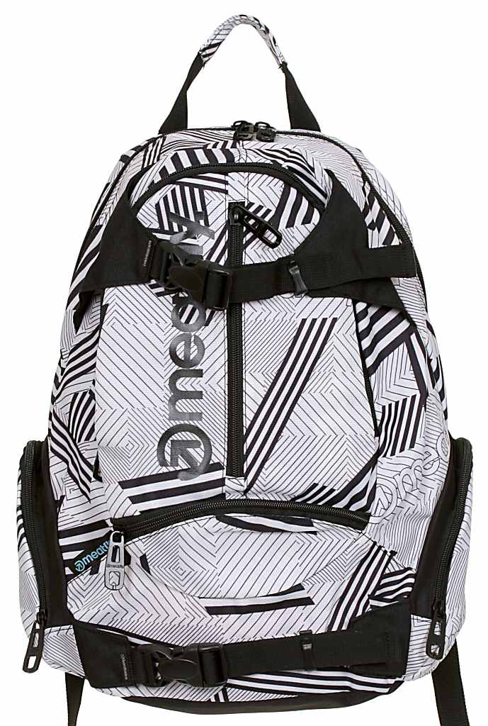 backpack Meatfly Chika - D/Fragment White