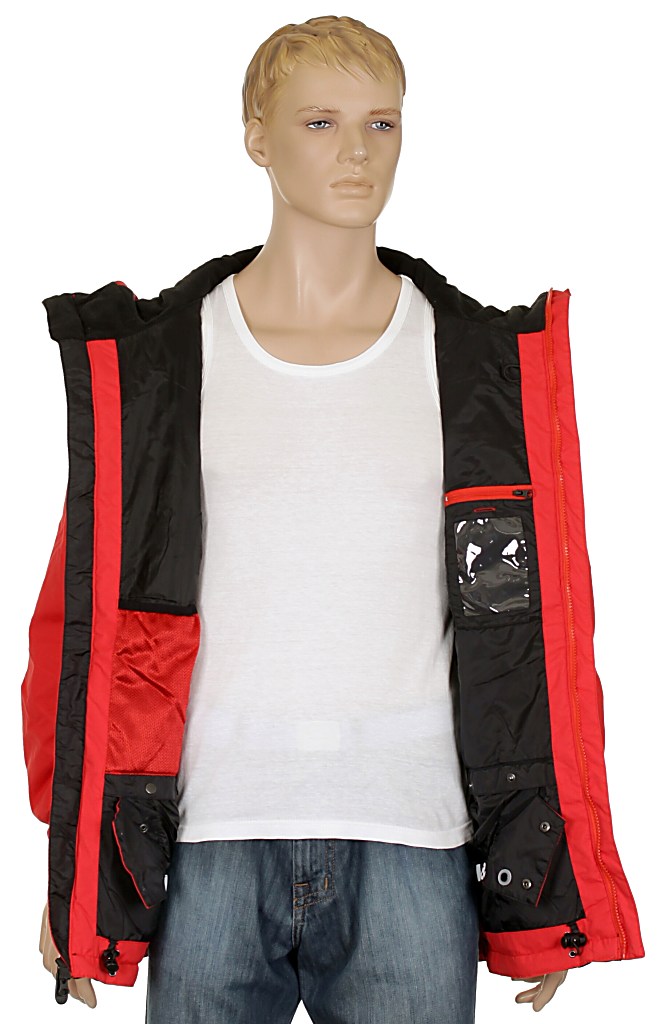 kurtka 686 Mannual Block - Red Colorblock