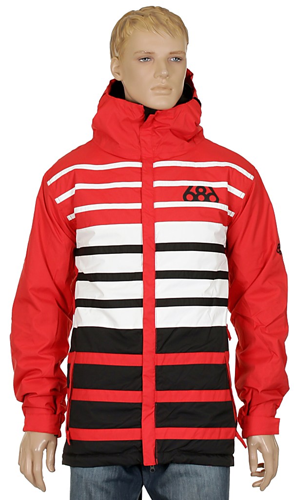 kurtka 686 Mannual Block - Red Colorblock