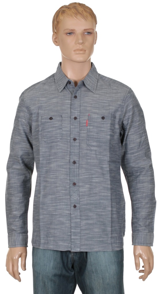 košile Element Holbrook LS - Dress Blue