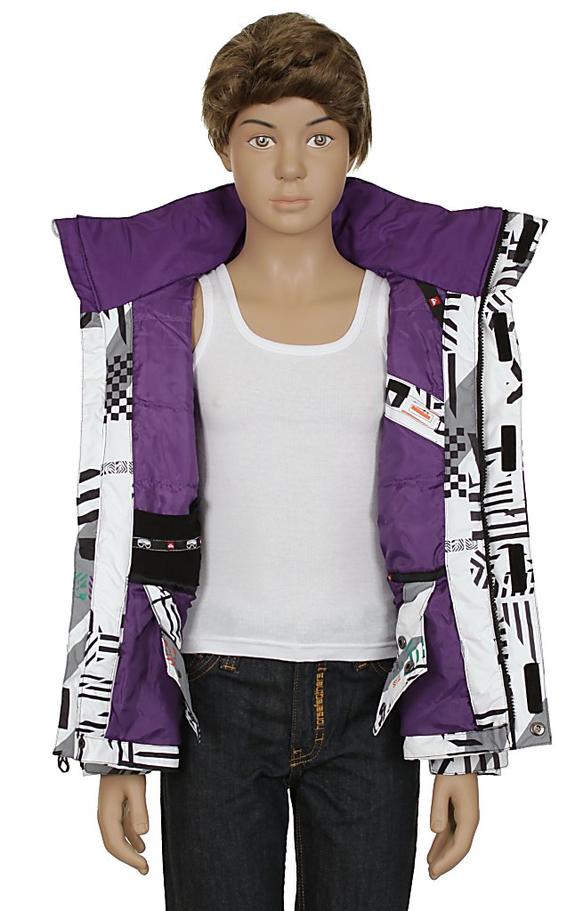 bunda Quiksilver Last Mission Print Youth 1 Kid's - Dazzle