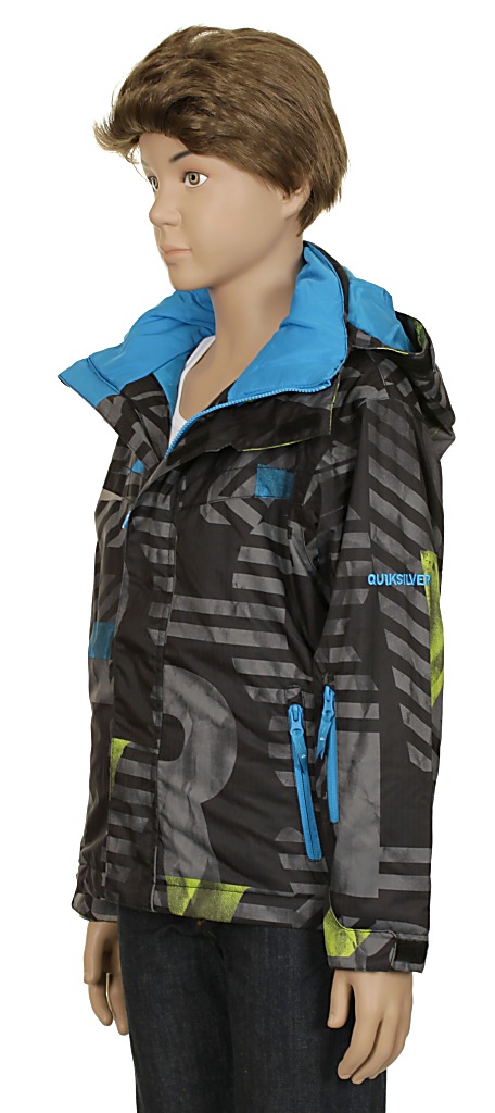jacket Quiksilver Last Mission Print Youth 2 Kid's - Snapper