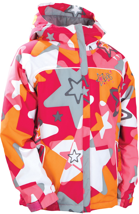 kurtka 686 Girls Mannual Starburst Kid's - Raspberry