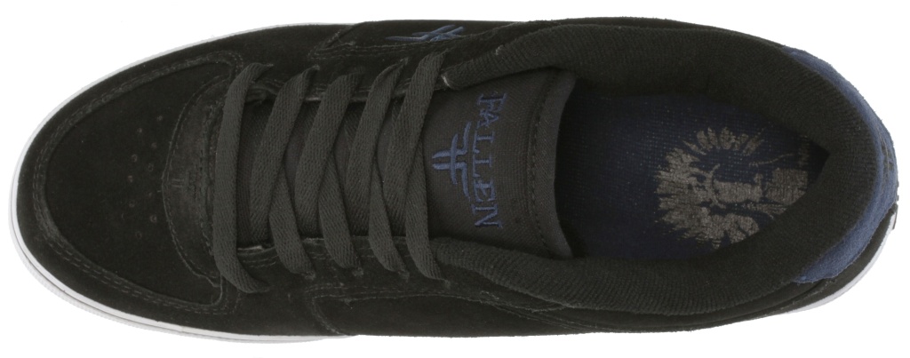 topánky Fallen Chief - Black/Dark Navy