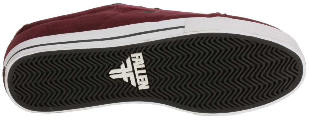 topánky Fallen Bomber - J Hardy Burgundy/Black