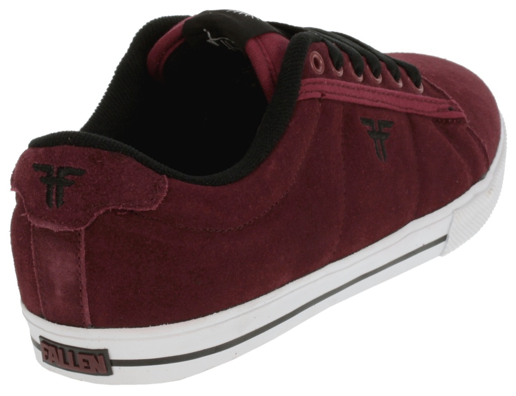 topánky Fallen Bomber - J Hardy Burgundy/Black