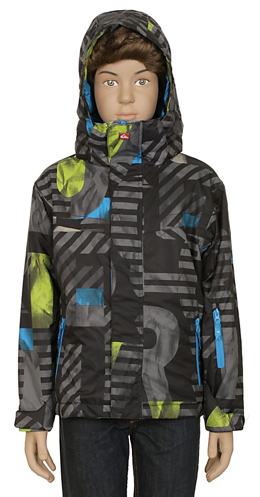 jacket Quiksilver Last Mission Print Youth 2 Kid's - Snapper