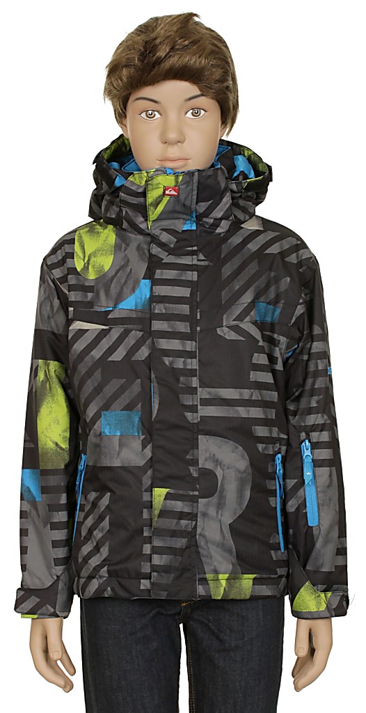 jacket Quiksilver Last Mission Print Youth 2 Kid's - Snapper
