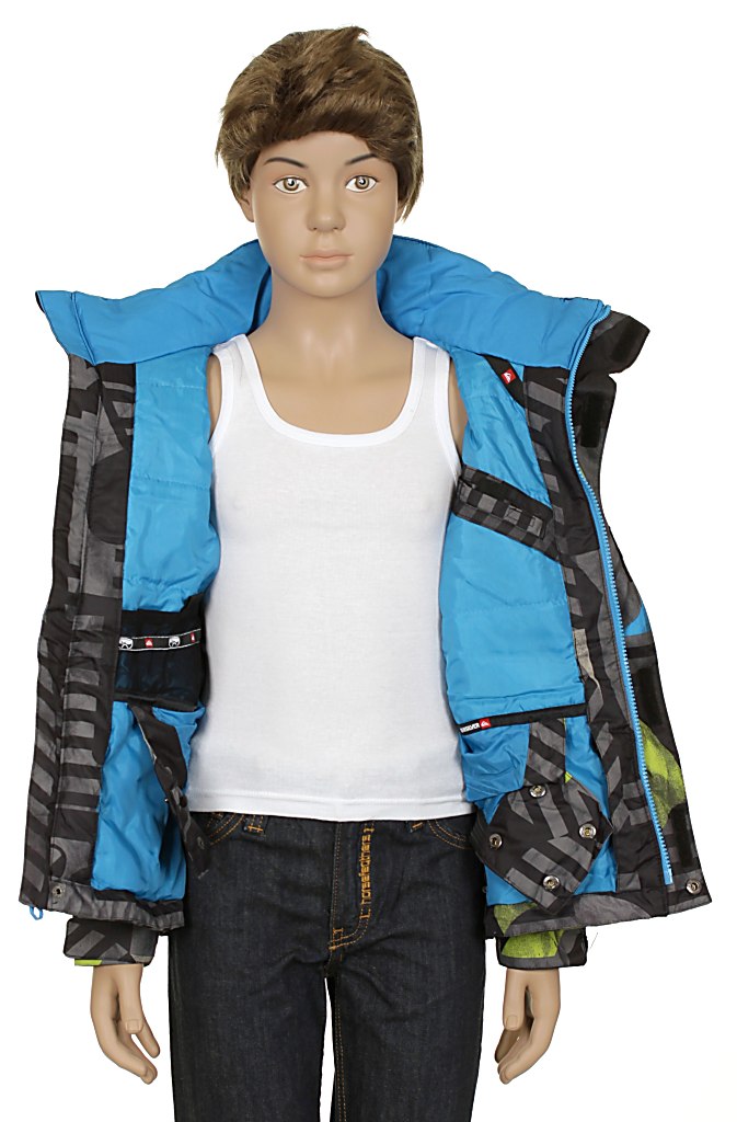 jacket Quiksilver Last Mission Print Youth 2 Kid's - Snapper