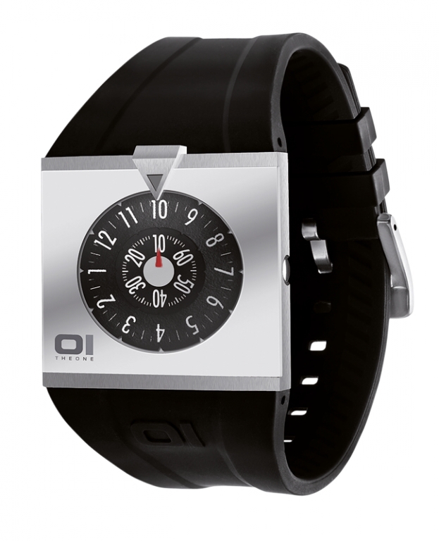 hodinky 01The One Spinning Wheel AN04G01 - Black/Silver