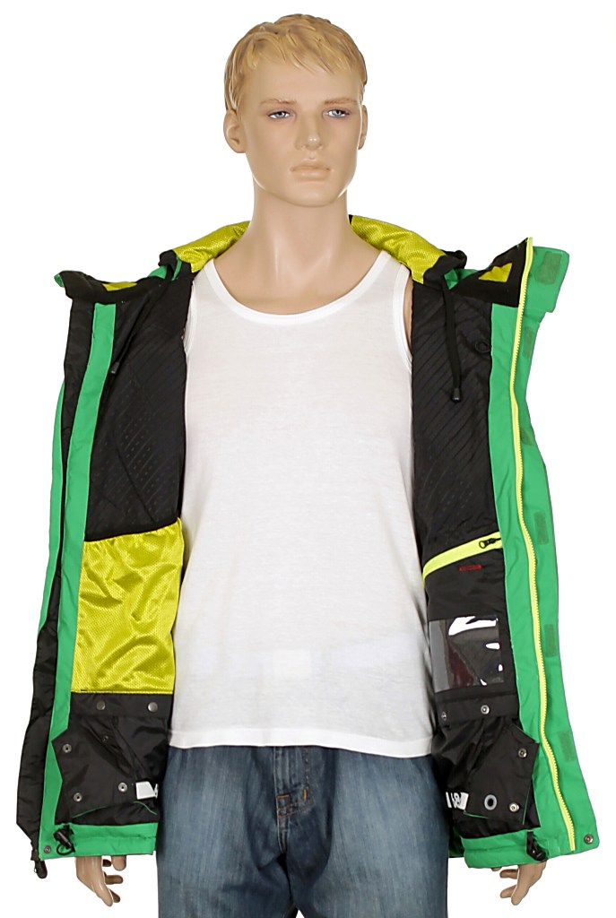 bunda 686 Reserved Havoc - Kelly Green Colorblock