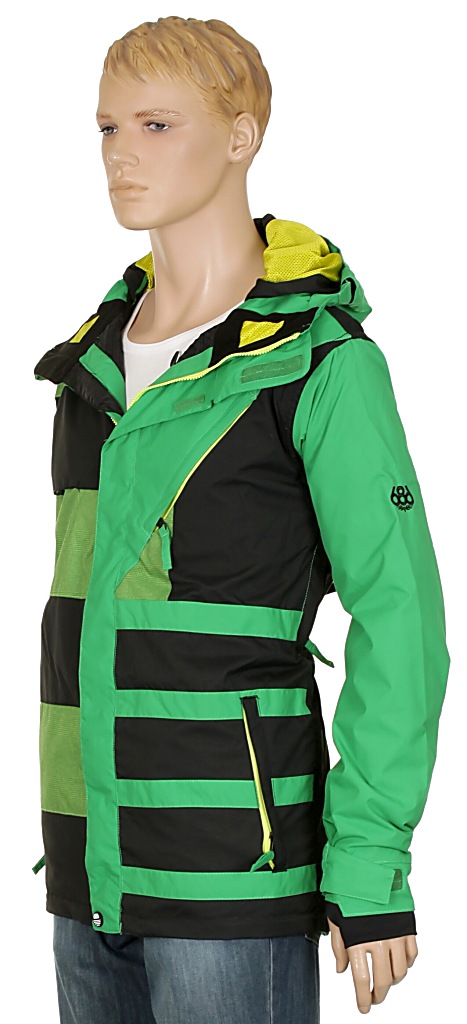 bunda 686 Reserved Havoc - Kelly Green Colorblock