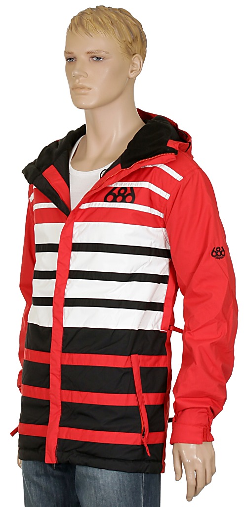 kurtka 686 Mannual Block - Red Colorblock