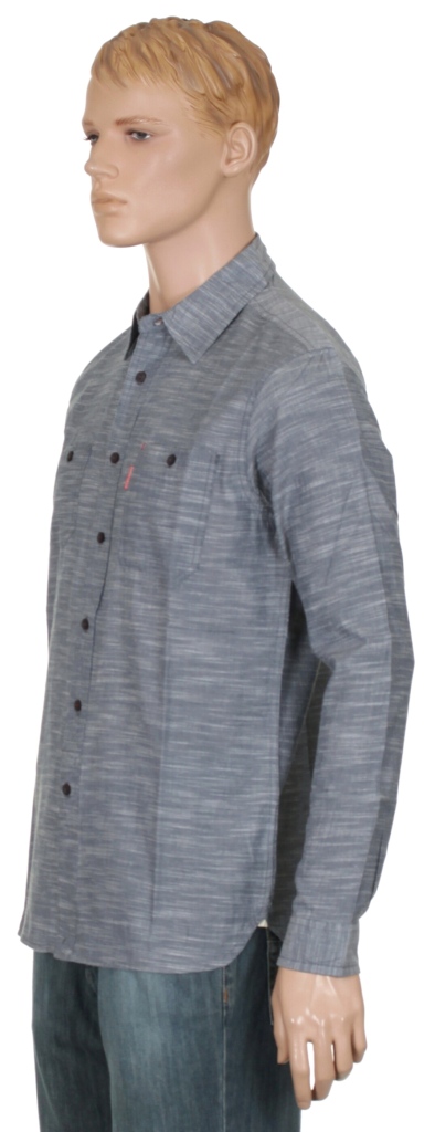 košile Element Holbrook LS - Dress Blue