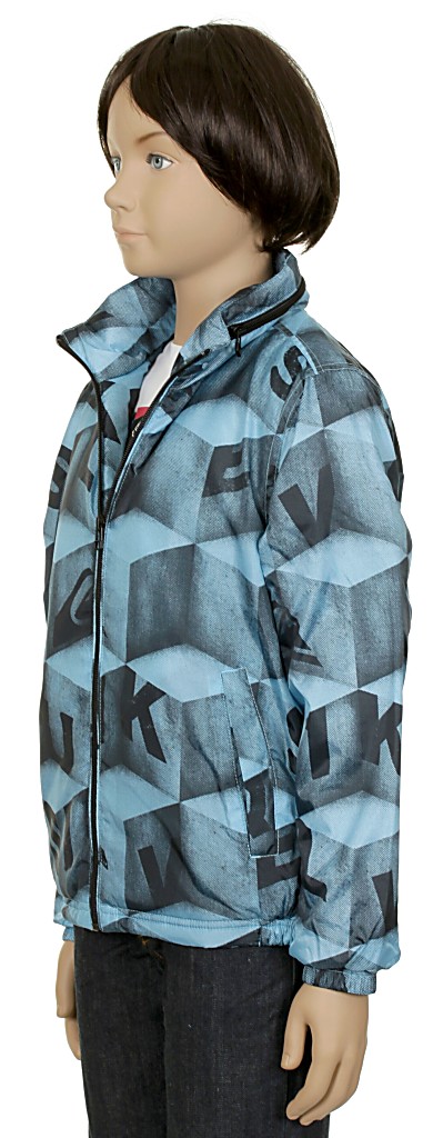 jacket Quiksilver Smashing Print Youth Kid's - Azul Blue
