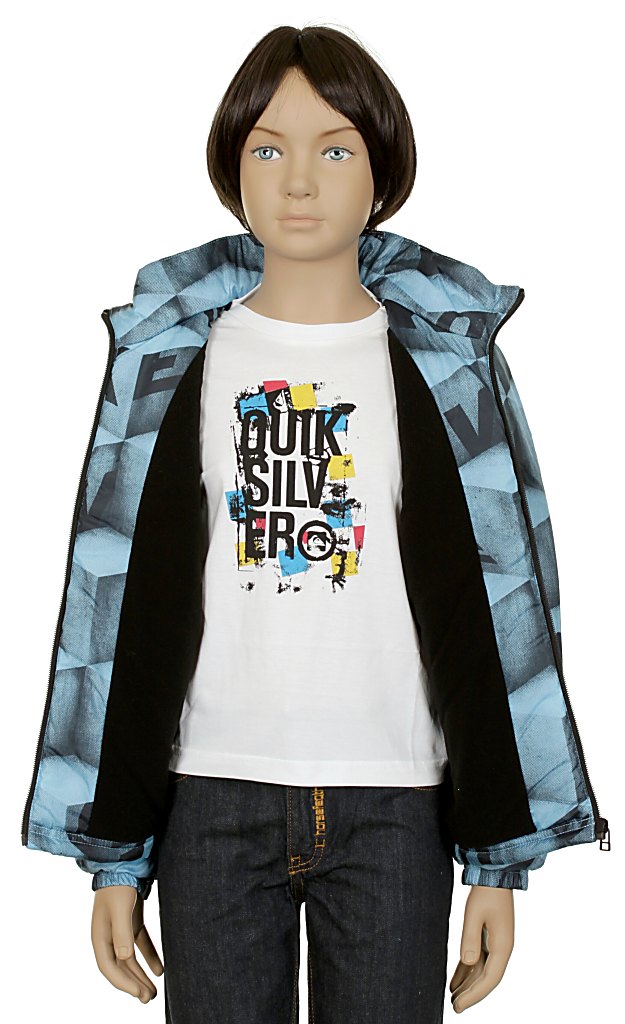 jacket Quiksilver Smashing Print Youth Kid's - Azul Blue