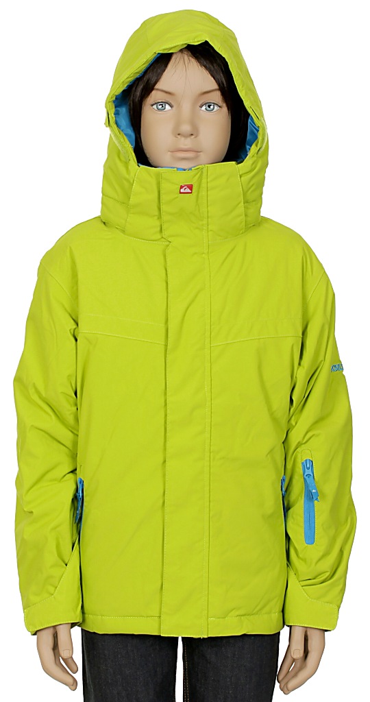 jacket Quiksilver Last Mission Plain Youth Kid's - Dirty Lime