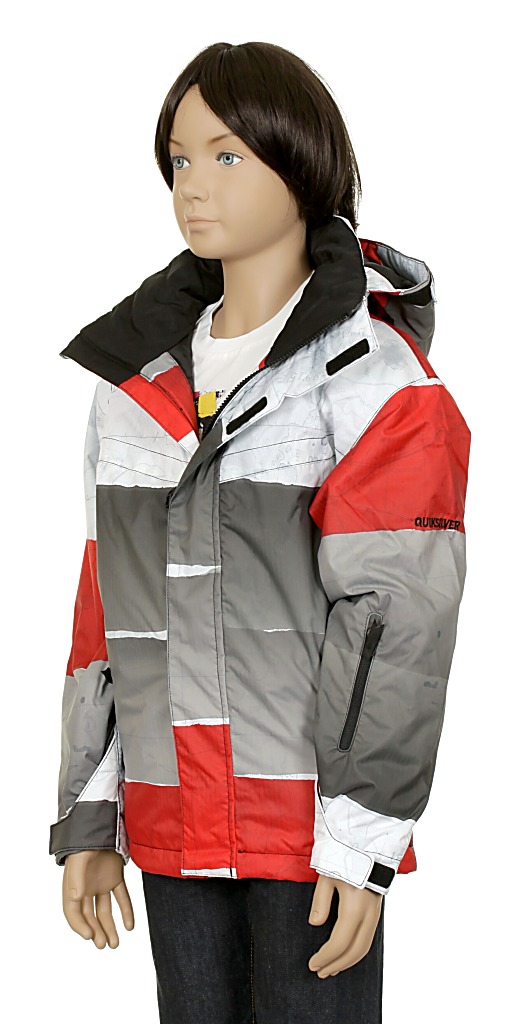 bunda Quiksilver Last Mission Print Youth 2 Kid's - Alpha Red