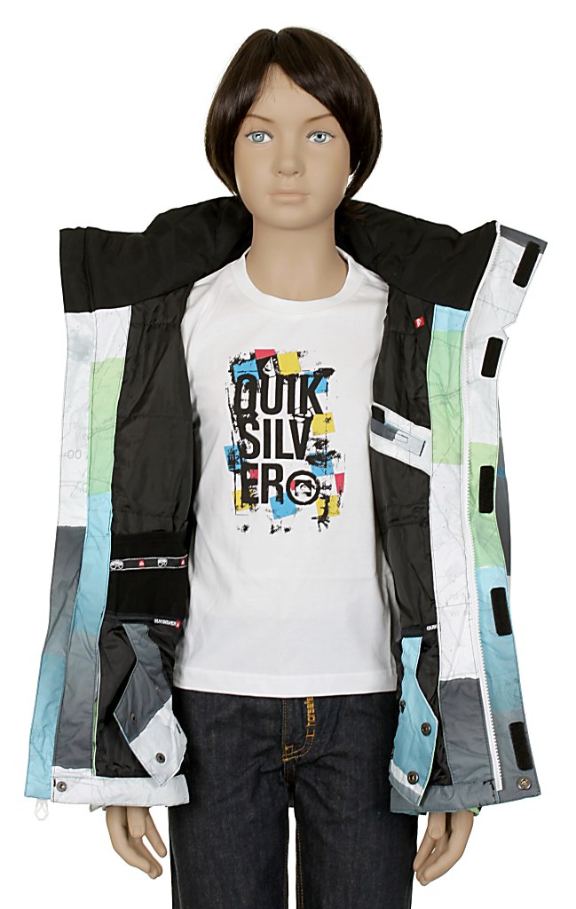 bunda Quiksilver Last Mission Print Youth 1 - Alpha