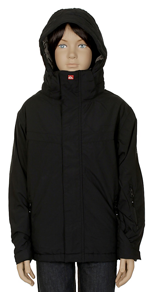 jacket Quiksilver Last Mission Plain Youth Kid's - Black