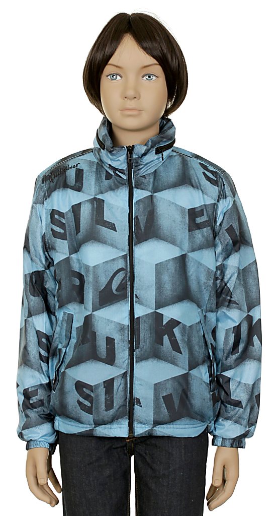 jacket Quiksilver Smashing Print Youth Kid's - Azul Blue