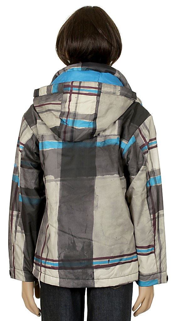 jacket Quiksilver Last Mission Print Youth 2 Kid's - Pier Black