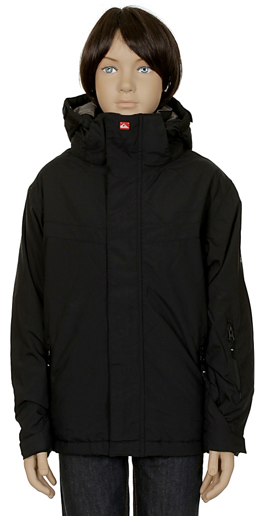 jacket Quiksilver Last Mission Plain Youth Kid's - Black