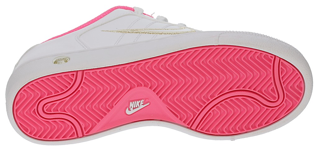 topánky Nike Court Tradition 2 Plus (GS) Kid's - White/White/Laser Pink/Metallic Gold G