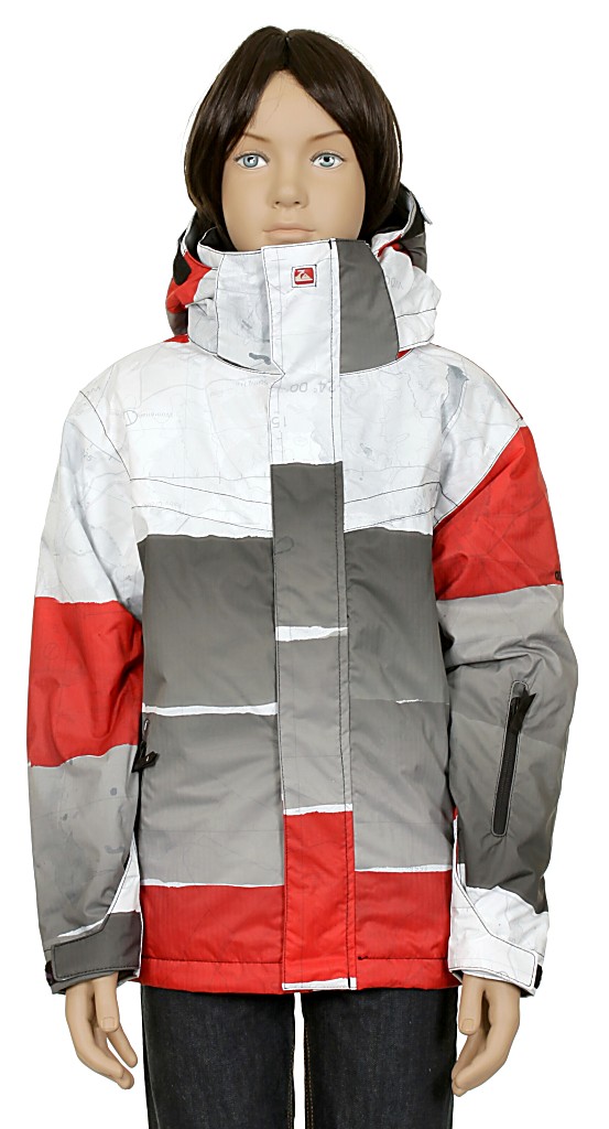 bunda Quiksilver Last Mission Print Youth 2 Kid's - Alpha Red