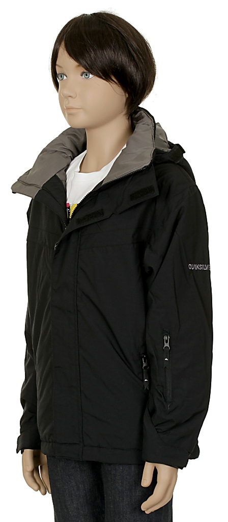 jacket Quiksilver Last Mission Plain Youth Kid's - Black