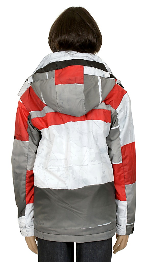 bunda Quiksilver Last Mission Print Youth 2 Kid's - Alpha Red