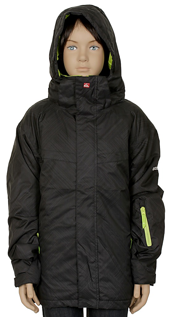 bunda Quiksilver Last Mission Print Youth 2 - Magazine Black
