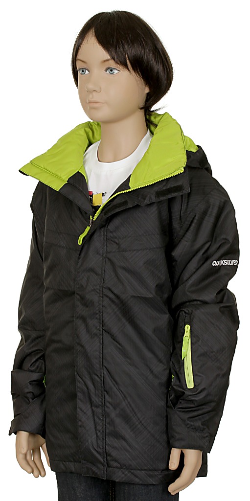 bunda Quiksilver Last Mission Print Youth 2 - Magazine Black