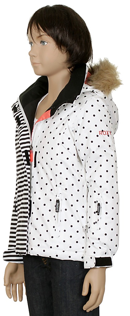 kurtka Roxy Jet Ski Girl Kid's - H.Chip Skin Black