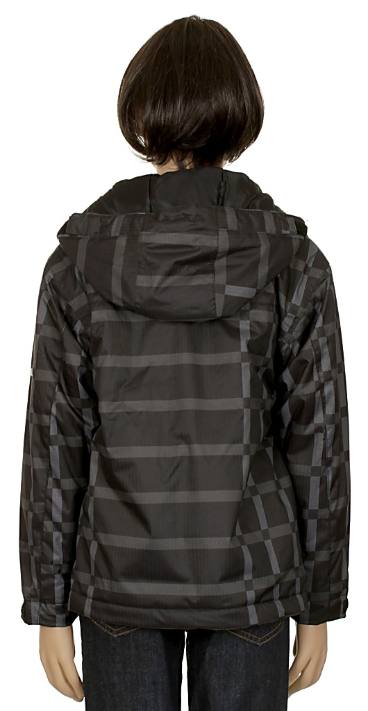 jacket Quiksilver Last Mission Print Youth 2 Kid's - Magazine Black/Black