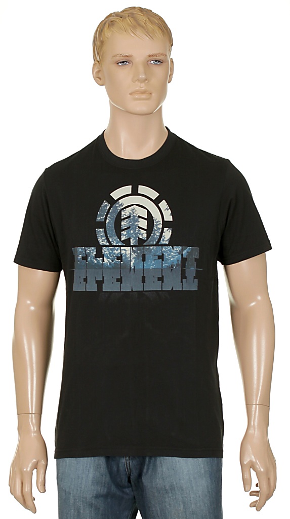 tričko Element Mirrored - Black