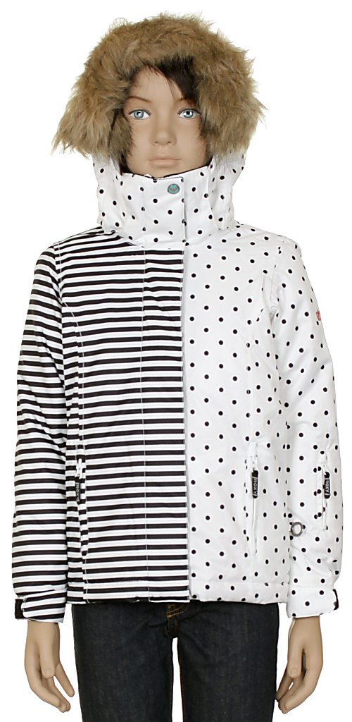 kurtka Roxy Jet Ski Girl Kid's - H.Chip Skin Black