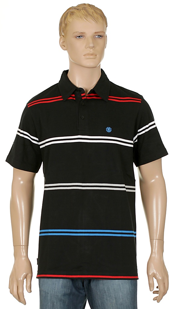 T-shirt Element Landline Polo - Black