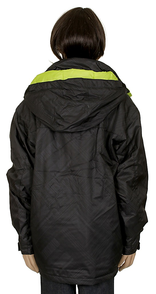 bunda Quiksilver Last Mission Print Youth 2 - Magazine Black